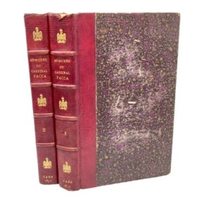 Mémoires du cardinal Pacca contenant des notes sur son ministère et l'histoire de ses 2 voyages en france.