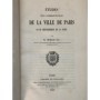 Say, Horace Émile | Études sur l'administration de la ville de Paris et du département de la Seine