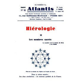 Revue Atlantis N°093 / 1941 / Hiérologie - II - Les nombres sacrés / REIMPRESSION