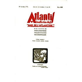 Revue Atlantis N°008 / 1928 / Chevalier de l’arc. Peaux-Rouges / REIMPRESSION
