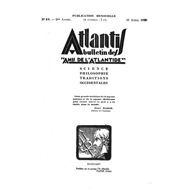 Revue Atlantis N°017 / 1929 / Le Sahara et les Atlantes / REIMPRESSION
