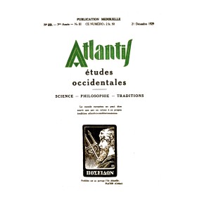 Revue Atlantis N°023 / 1929 / L’arbre sacré de Guernica. Poséidon / REIMPRESSION