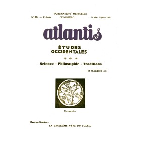 Revue Atlantis N°036 / 1931 / Le mythe de Phaéton / REIMPRESSION