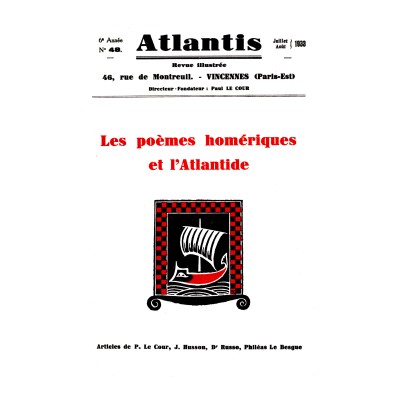 Revue Atlantis N°048 / 1933 / Les poèmes homériques et l’Atlantide / REIMPRESSION