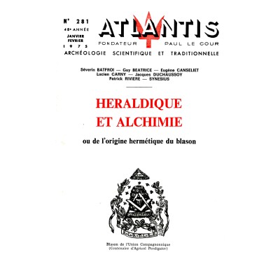 Revue Atlantis N°281 / 1975 / Héraldique et Alchimie / ORIGINAL