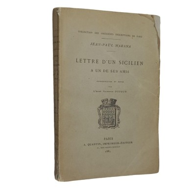 Lettre d'un Sicilien à un de ses amis / introd. et notes par l'abbé Valentin Dufour