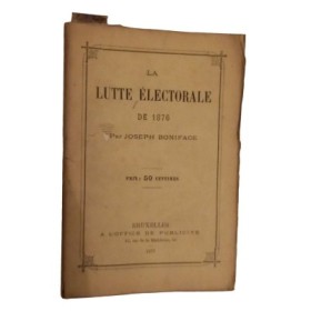 La lutte electorale de 1876