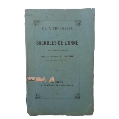 Études sur les eaux minérales de Bourbon-l'Archambault