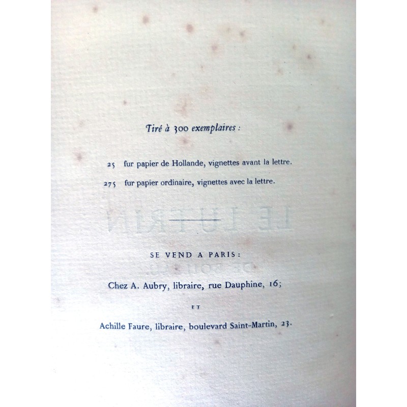 Le lutrin poème Edit. conforme au texte origin