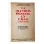 La Question paysanne en U.R.S.S. de 1924 à 1929