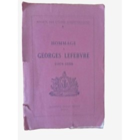 Hommage à Georges Lefebvre 