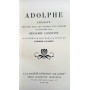 Constant, Benjamin | Adolphe. Anecdote trouvée dans les papiers d'un inconnu et publiée par Benjamin Constant. Illustrée de gra