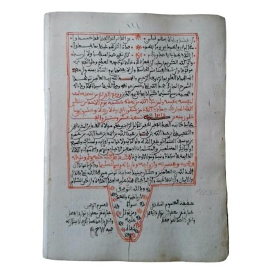 Manuscrit en langue Arabe