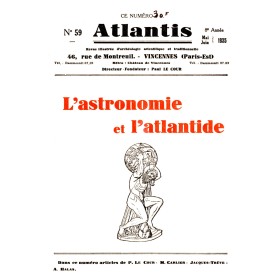 Revue Atlantis N°059 / 1935 / L’astronomie et l’Atlantide / REIMPRESSION