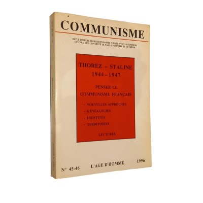 Revue communisme 45-46