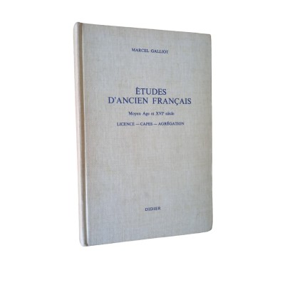 Études d'ancien français