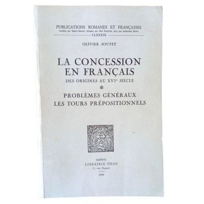 La concession en français