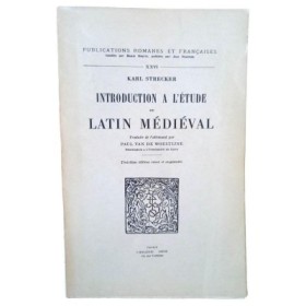 Introduction à l'étude du latin médiéval