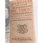 Thou, Jacques-Auguste de | Mémoires de la vie de Jacques-Auguste de Thou,... Traduits par F. Costard et J.-G. Le Petit...