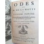 La Motte, Antoine de | Odes de M. de La Motte,... avec un Discours sur la poësie en général, et sur l'ode en particulier.
