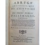 Pfeffel, Christian Frédéric | Abrégé chronologique de l'histoire et du droit public d'Allemagne...