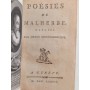 Malherbe, François de | Poésies de Malherbe, rangées par ordre chronologique.