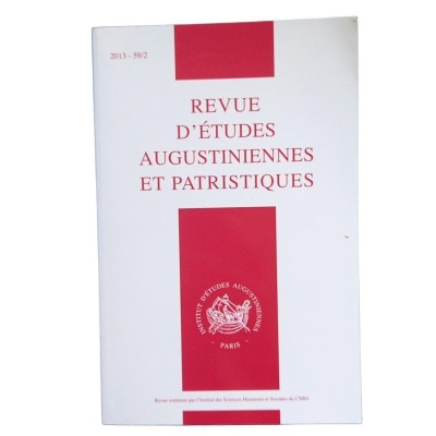 Revue d'études augustiniennes et patristiques / Institut des études augustiniennes