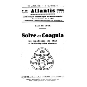 Revue Atlantis N°144 / 1949 / Solve et Coagula / REIMPRESSION