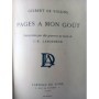 Gilbert de Voisins, Auguste | Pages à mon goût / Gilbert de Voisins - interprétées par 10 gravures au burin de J. E. Laboureur