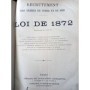  promulguée le 16 Aout 1872.