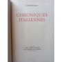  Chroniques italiennes. Avertissement