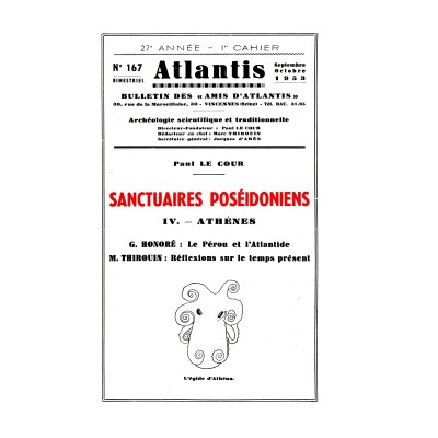Revue Atlantis N°167 / 1953 / Sanctuaires poséidoniens - IV - Athènes / REIMPRESSION