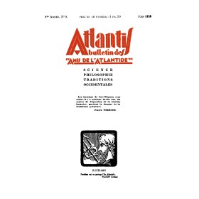 Revue Atlantis N°009 / 1928 / Symbole du cœur / REIMPRESSION