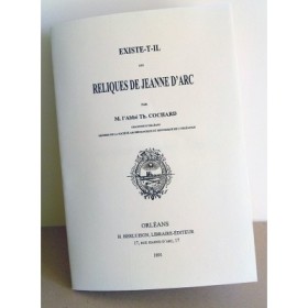 COCHARD (Abbé Th.). Existe-t-il des reliques de Jeanne d'Arc.