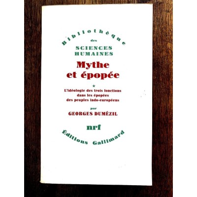 MYTHE ET ÉPOPÉE Tome 1