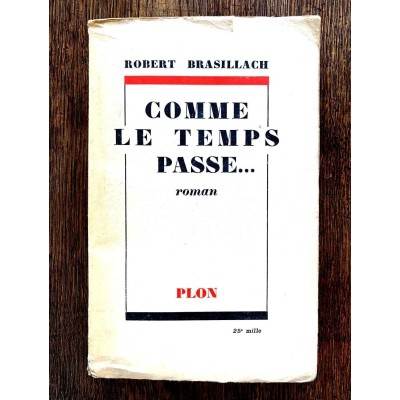 COMME LE TEMPS PASSE…