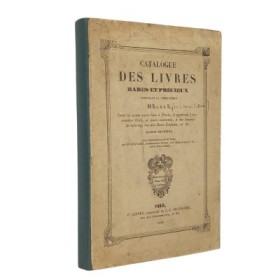 Catalogue des livres rares et précieux composant la bibliothèque de M. L. M. D. R.