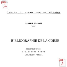 Bibliographie : Bibliographie de la Corse - PDF