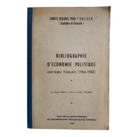 Bibliographie d'économie politique. 1966-1968 / Robert Mossé... - avec la collaboration de Nicole Clerc-Péchiné