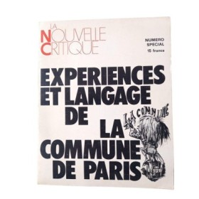 Expériences et langage de la Commune de Paris