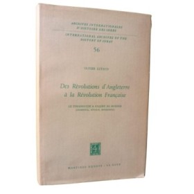 Des révolutions d'Angleterre à la Révolution française...