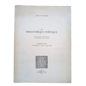 Ma bibliothèque poétique. 1