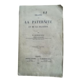 Cours de Code Napoléon Tome V. Traité de la paternité et de la filiation (2e éd.)