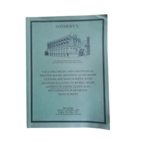 Valuable Music and continental printed books