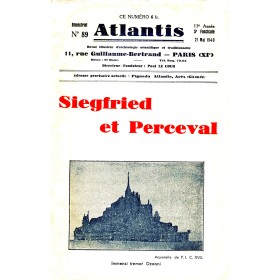 Revue Atlantis N°089 / 1940 / Siegfried et Perceval / REIMPRESSION