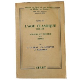 Histoire du droit et des institutions de l'Église en Occident. 7