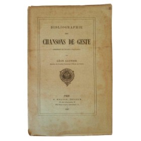Bibliographie des chansons de geste : complément des épopées françaises""