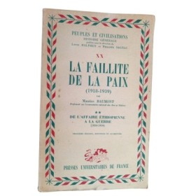 La faillite de la paix