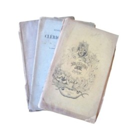 Ensemble de 3 livres : Bibliographie clérico-galante - Histoire d'une biblio. Clérico-galante - La bibliographie jaune