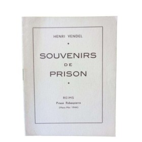 Souvenirs de prison - Envoi de l'auteur
